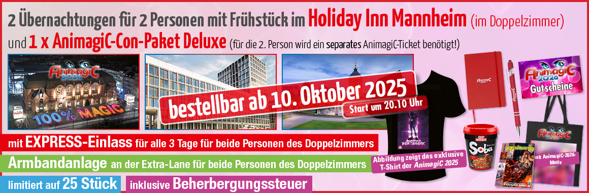Hotelpackage Holiday Inn mit Con-Paket Deluxe und EXPRESS-Einlass