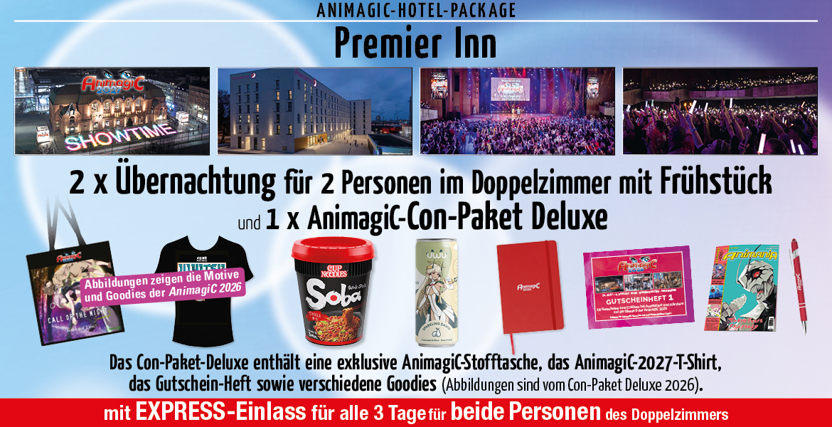 Premier Inn + 1 x Con-Paket Deluxe