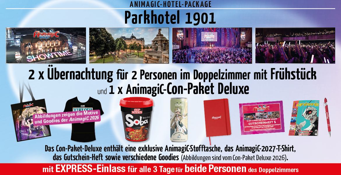 Parkhotel 1901 + 1 x Con-Paket Deluxe