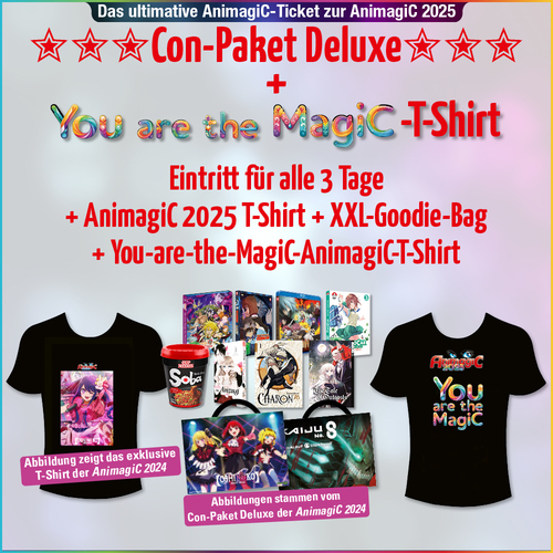 Tickets kaufen für  Con-Paket Deluxe mit You-are-the-MagiC-T-Shirt am 01.08.2025