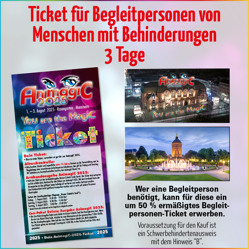 Tickets kaufen für Begleitperson-Ticket (3 Tage) am 01.08.2025