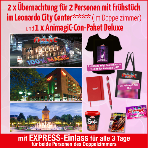 Tickets kaufen für Leonardo City Center + 1 x Con-Paket Deluxe am 31.07.2026