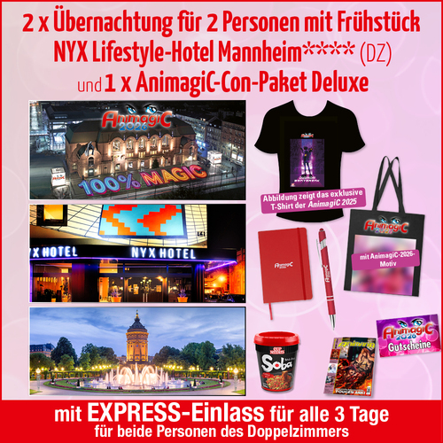 Tickets kaufen für NYX Lifestylehotel + 1 x Con-Paket Deluxe am 31.07.2026