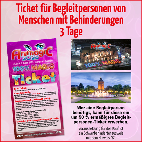 Tickets kaufen für Begleitperson-Ticket (3 Tage) am 31.07.2026