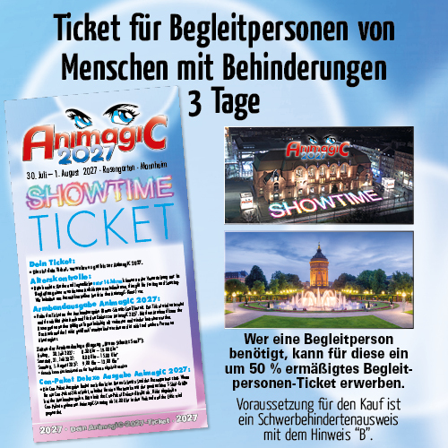 Begleitperson-Ticket (3 Tage)